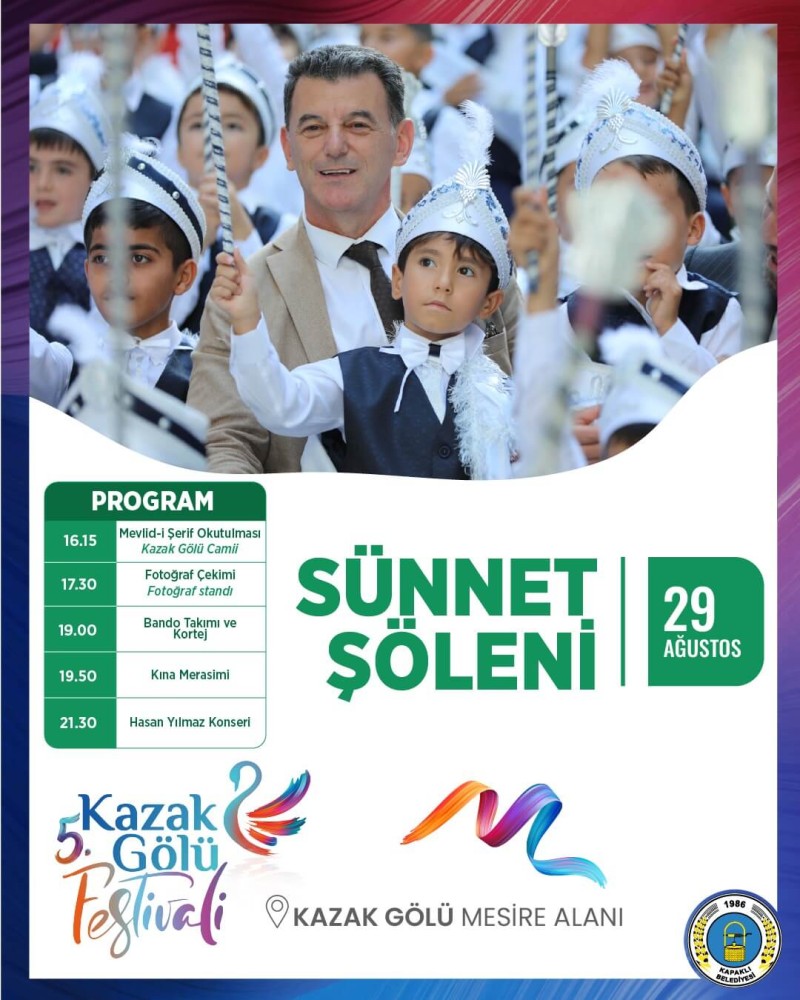 5.KAZAK GÖLÜ FESTİVALİ SÜNNET ŞÖLENİ