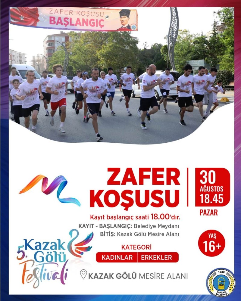 5.KAZAK GÖLÜ FESTİVALİ ZAFER KOŞUSU