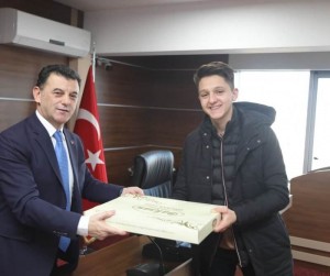 Asker Adaylarından  Başkan Çetin’e Ziyaret
