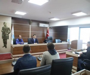 Asker Adaylarından  Başkan Çetin’e Ziyaret
