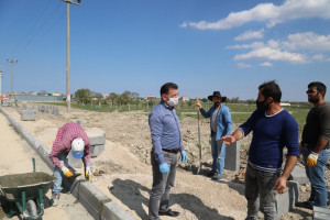 Başkan Çetin Çalışmaları Yerinde İnceledi