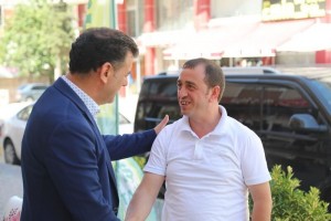Başkan Çetin Esnafları Ziyaret Etti