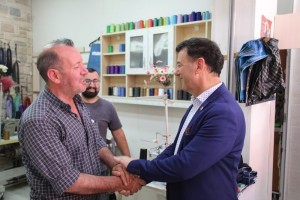 Başkan Çetin Esnafları Ziyaret Etti