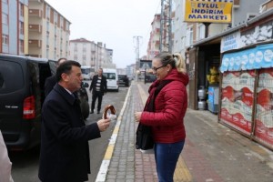 Başkan Çetin Esnafları Ziyaret Etti