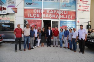 Başkan Çetin’den CHP İlçe Teşkilatına Ziyaret