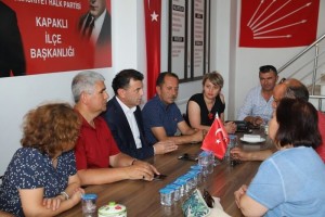 Başkan Çetin’den CHP İlçe Teşkilatına Ziyaret