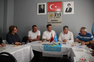 Başkan Çetin’den İYİ Parti Kapaklı İlçe Teşkilatına Ziyaret