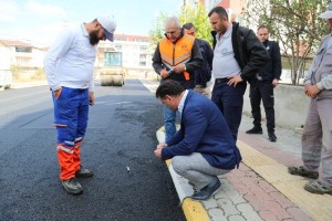 Halide Edip Adıvar Caddesi Asfaltlanıyor