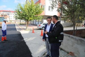 Halide Edip Adıvar Caddesi Asfaltlanıyor