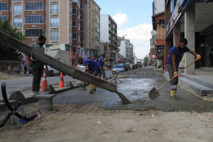 Pınar Bulvarında Çalışmalar Hızla Sürüyor