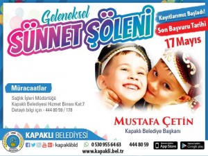 Sünnet Şöleni kayıtlarımız başladı