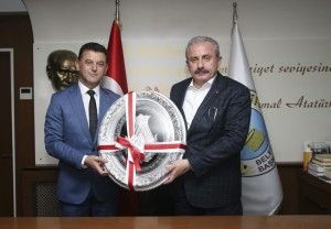 TBMM Başkanı Şentop’tan Belediyemize Ziyaret