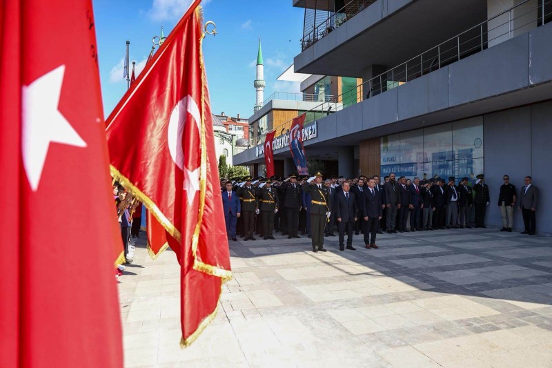 30 Ağustos Zafer Bayramı Çelenk Sunma ve Tebrikat Töreni Gerçekleştirildi