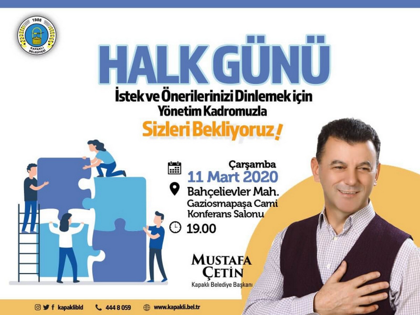 Halk Günü Buluşmaları Bahçelievler Mahallesi ile Başlıyor