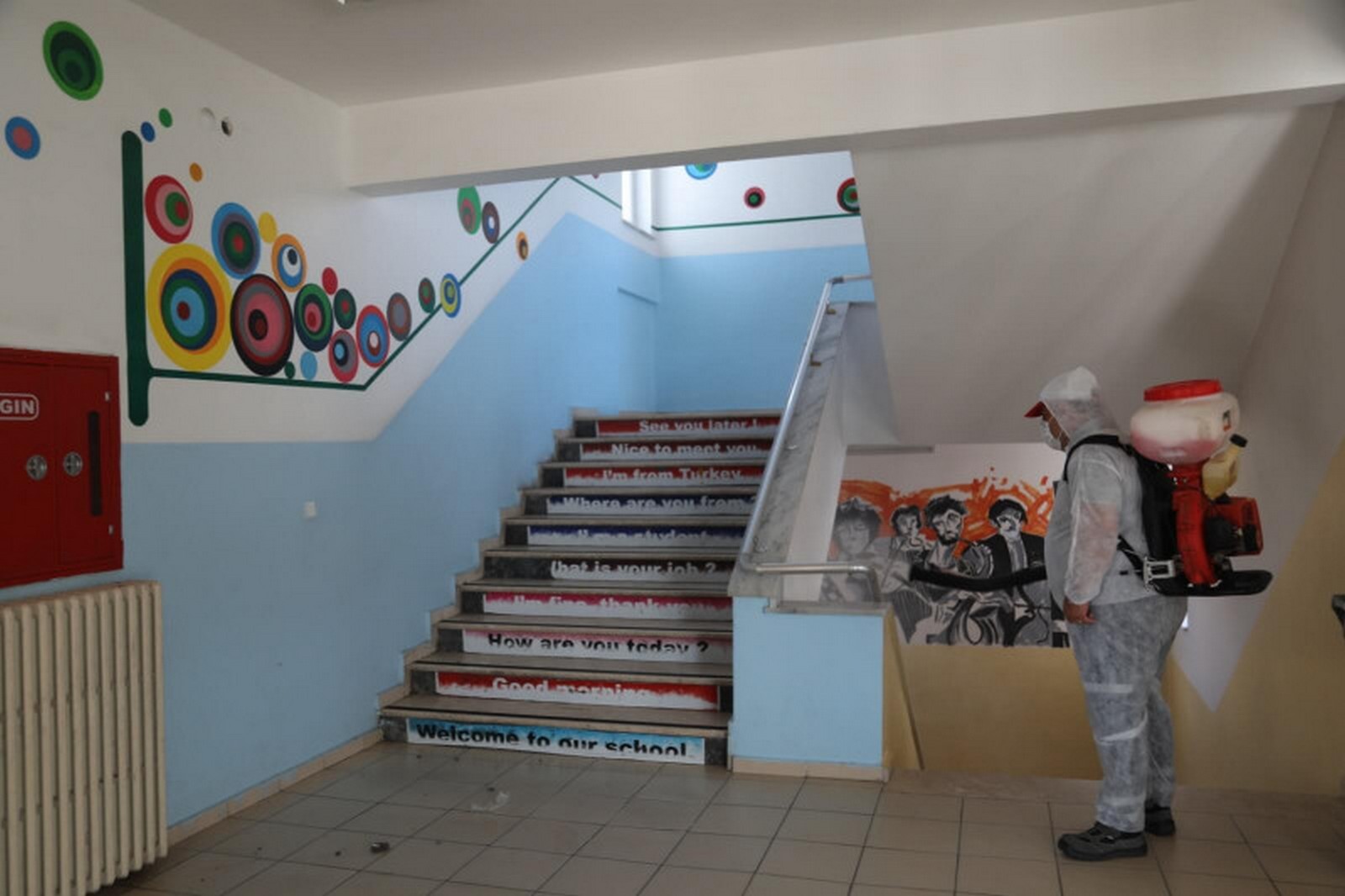 Kapaklı’da Okullar Dezenfekte Ediliyor