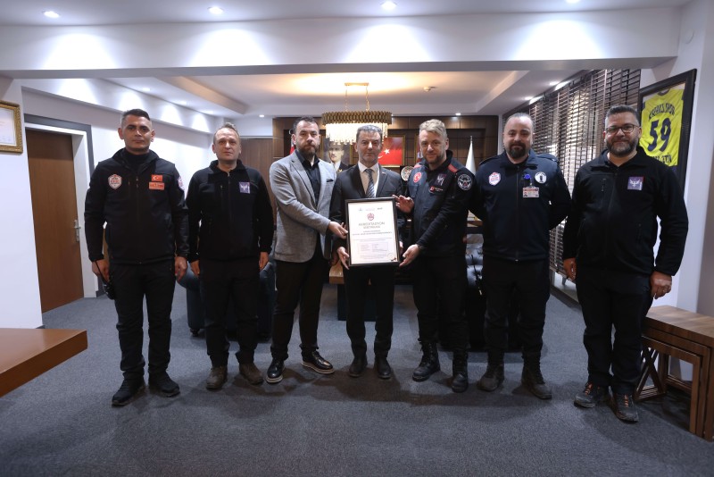 Arama Kurtarma Ekibimiz AFAD Akreditasyon Sertifikası Aldı
