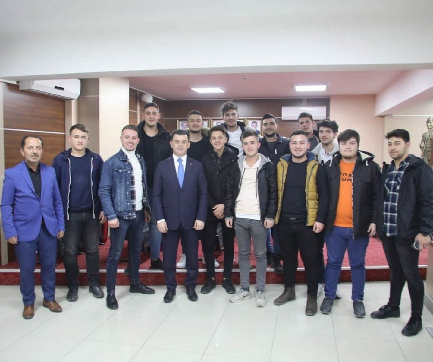 Asker Adaylarından  Başkan Çetin’e Ziyaret