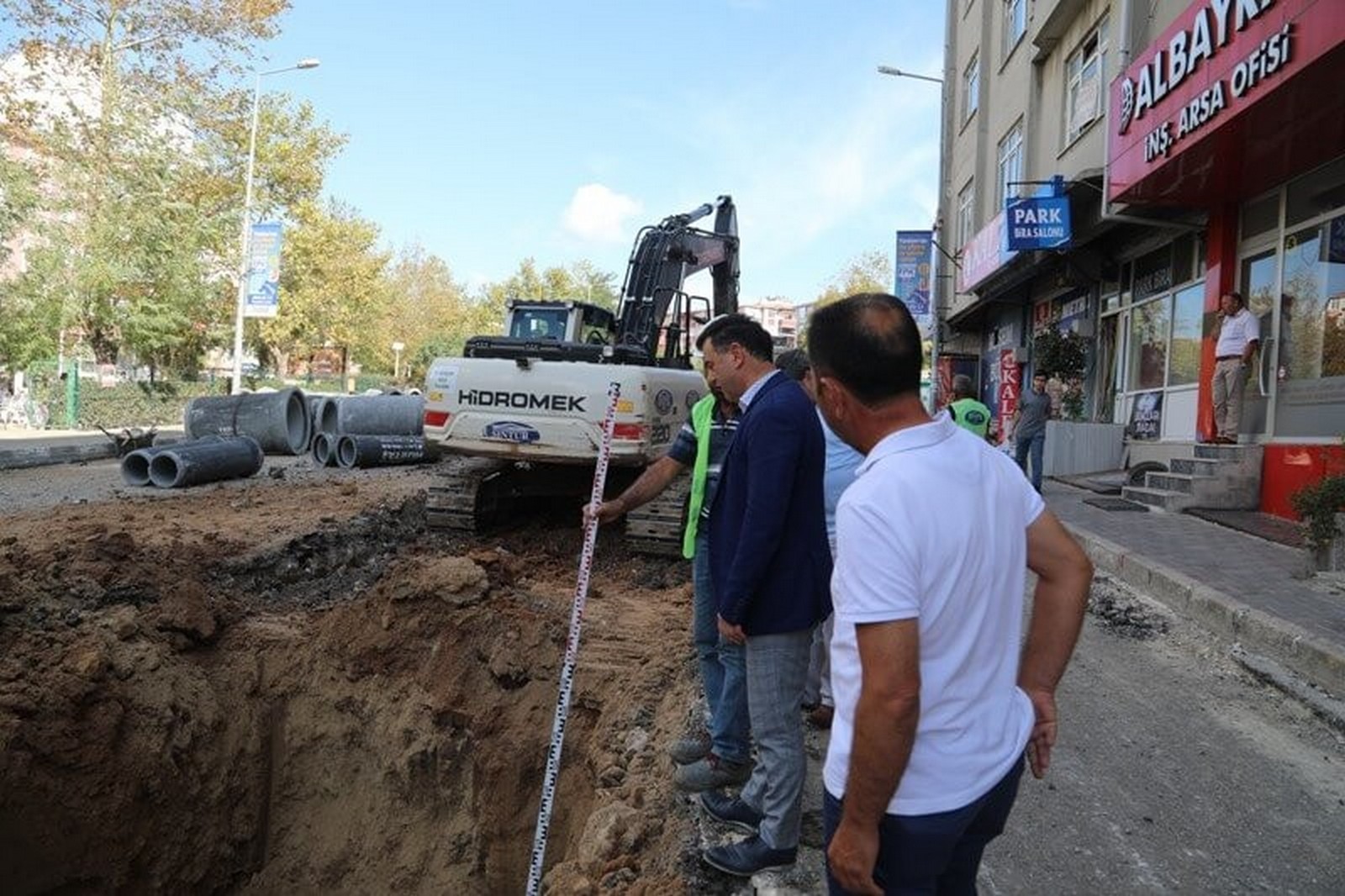 Başkan Çetin  Altyapı Çalışmalarını Yerinde İnceledi