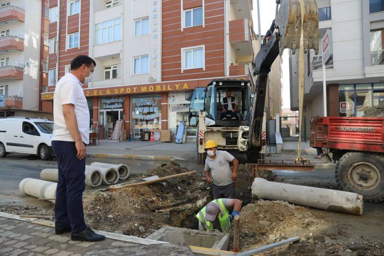 Başkan Çetin Çalışmaları İnceledi