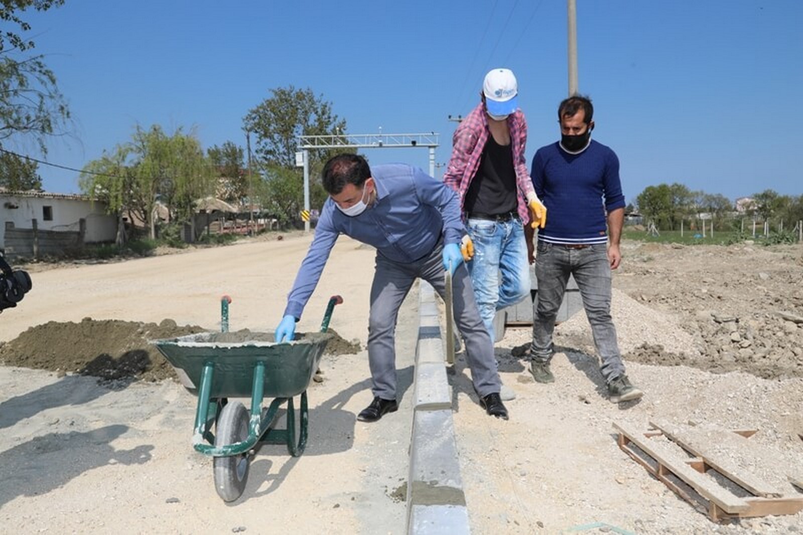 Başkan Çetin Çalışmaları Yerinde İnceledi
