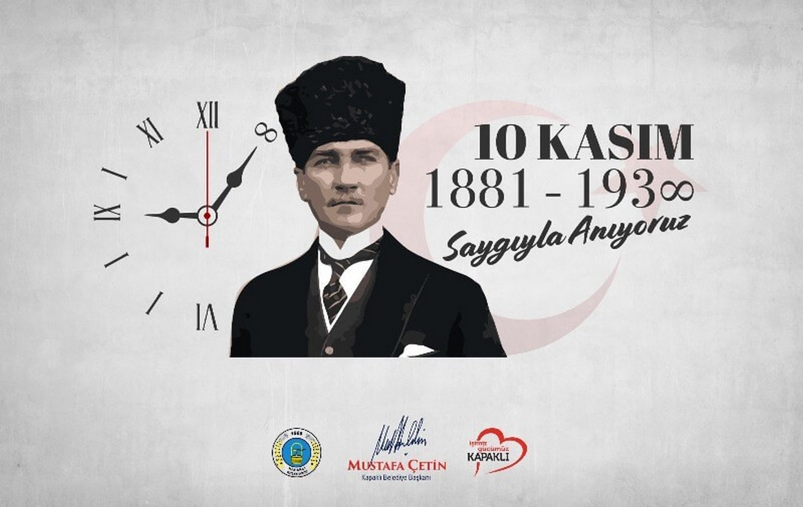 Başkan Çetin'den  10 Kasım Atatürk´ü Anma Günü Mesajı
