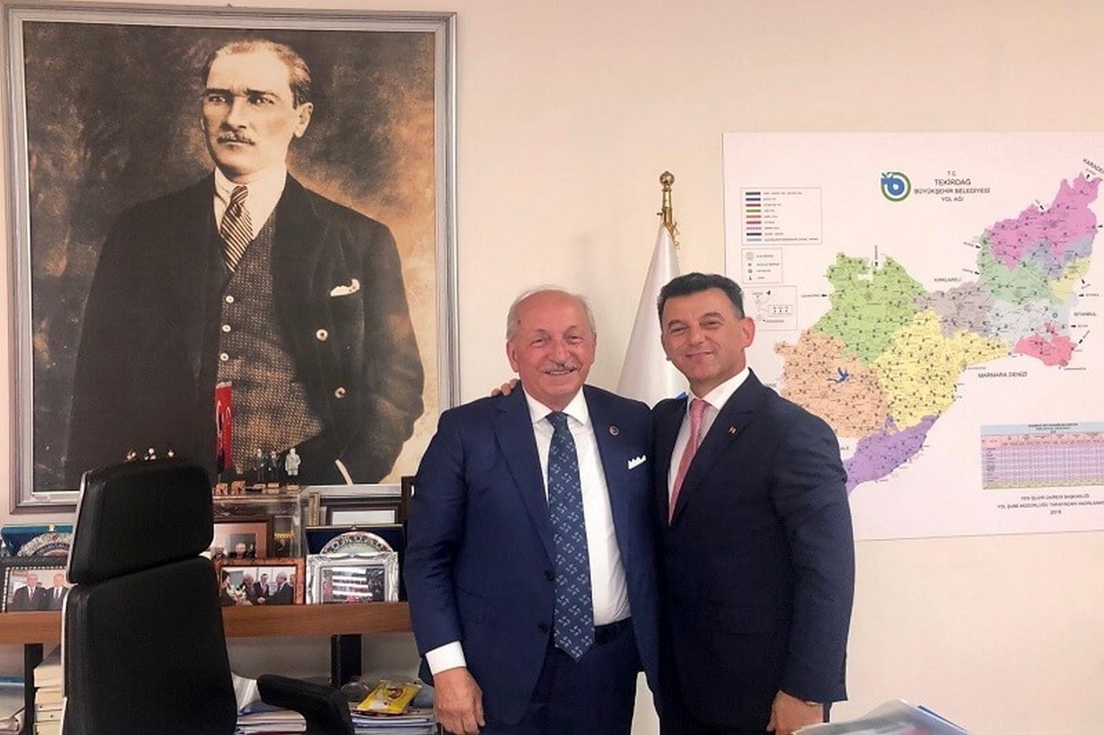 Başkan Çetin’den Başkan Albayrak’a ziyaret