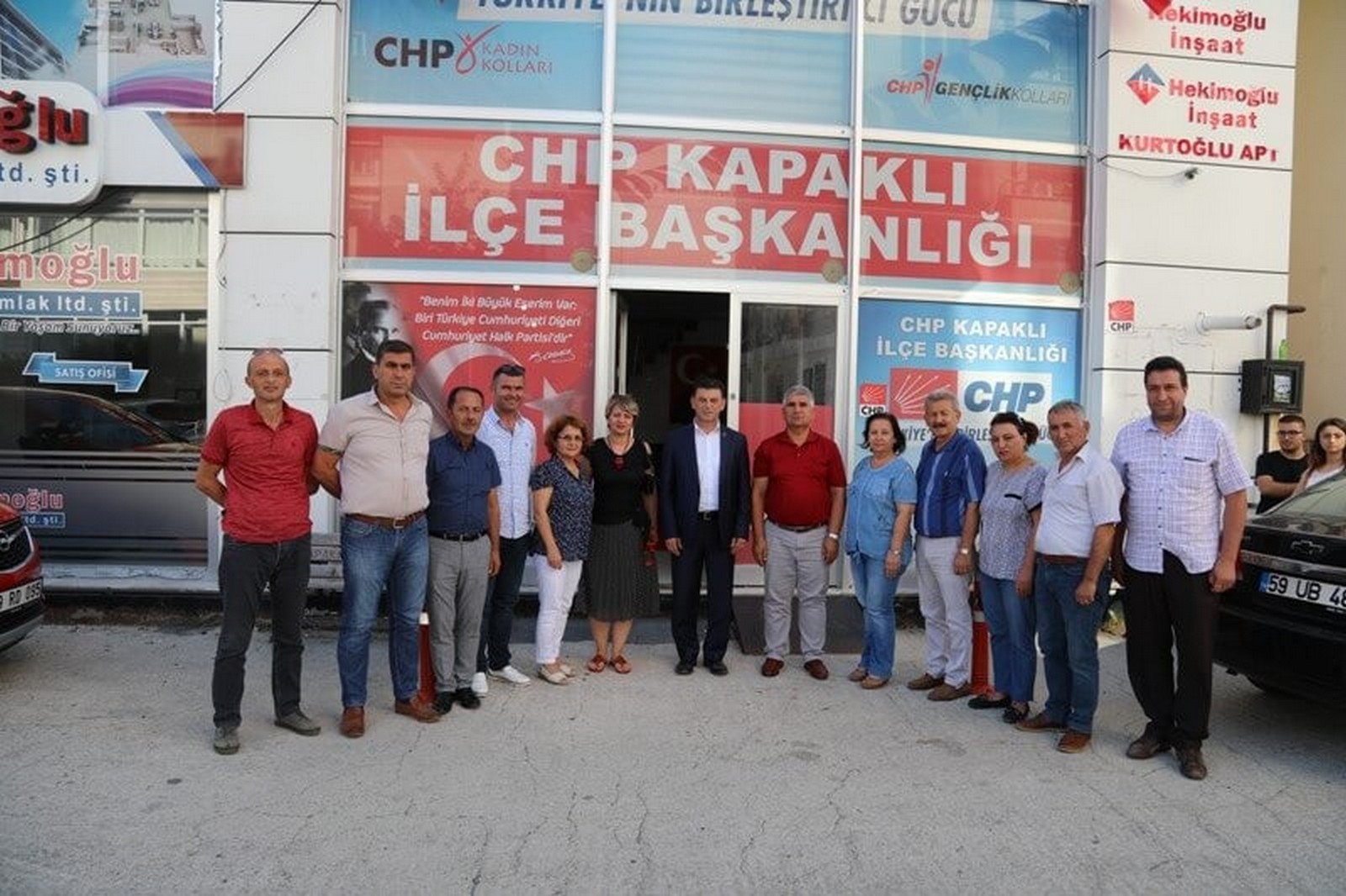 Başkan Çetin’den CHP İlçe Teşkilatına Ziyaret