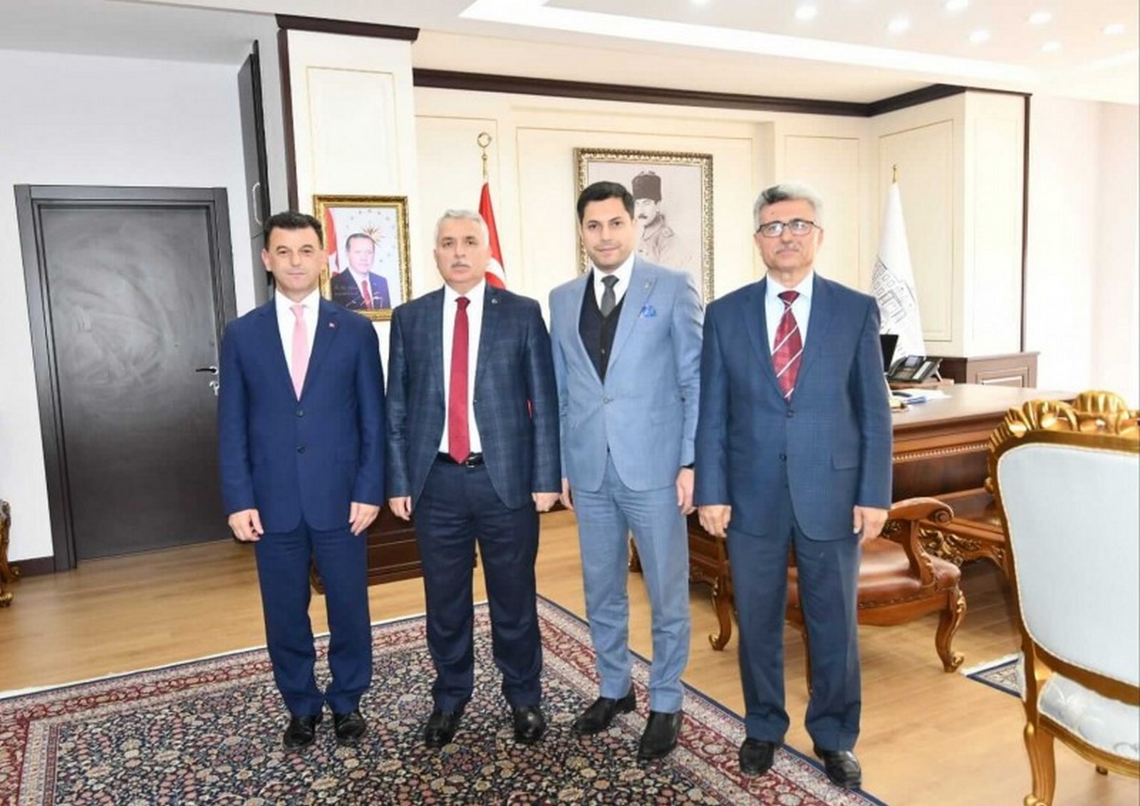 Başkan Çetin’den Vali Yıldırım’a ziyaret