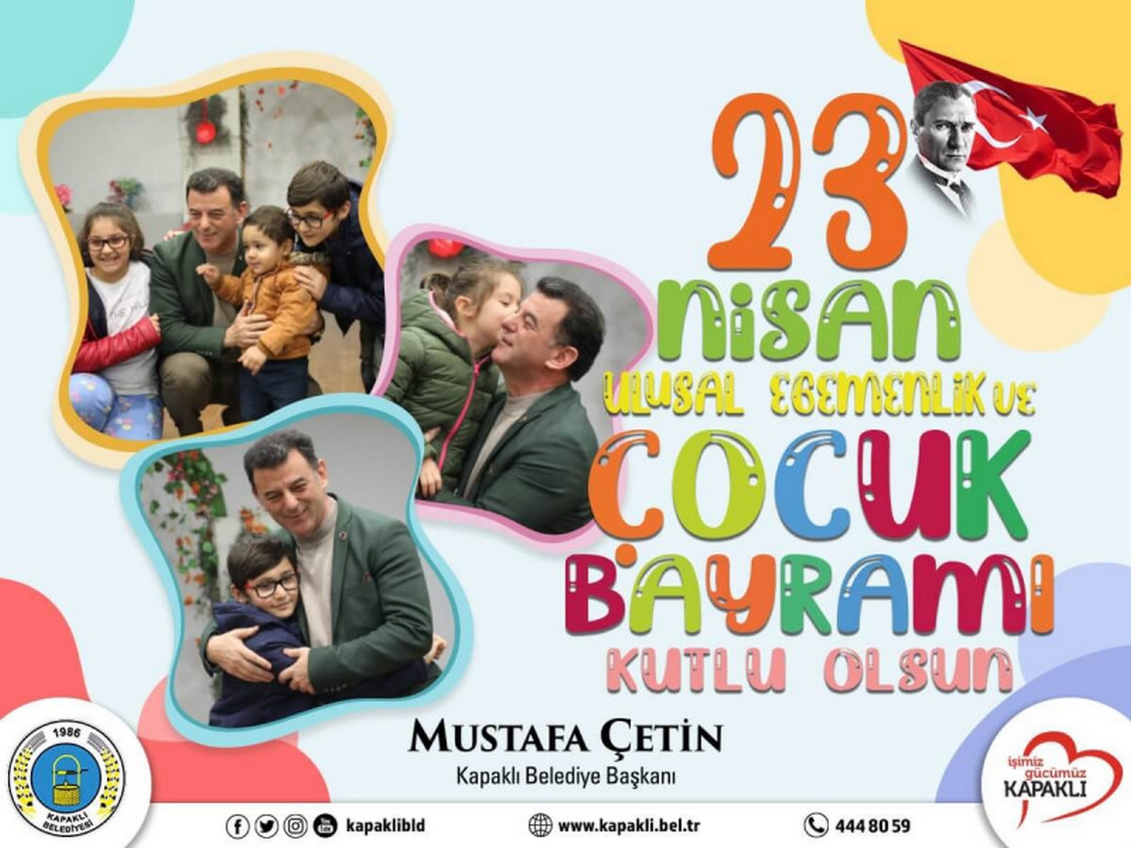 Başkan Çetin'in 23 Nisan mesajı