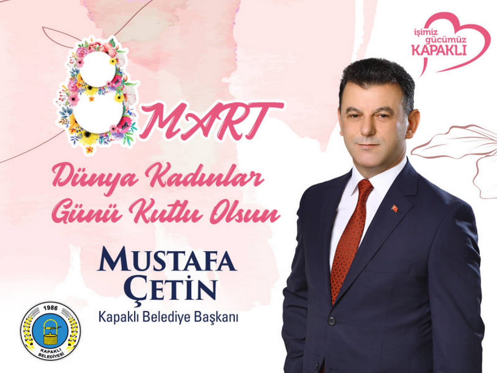 Başkan Çetin’den 8 Mart Dünya Kadınlar Günü Mesajı