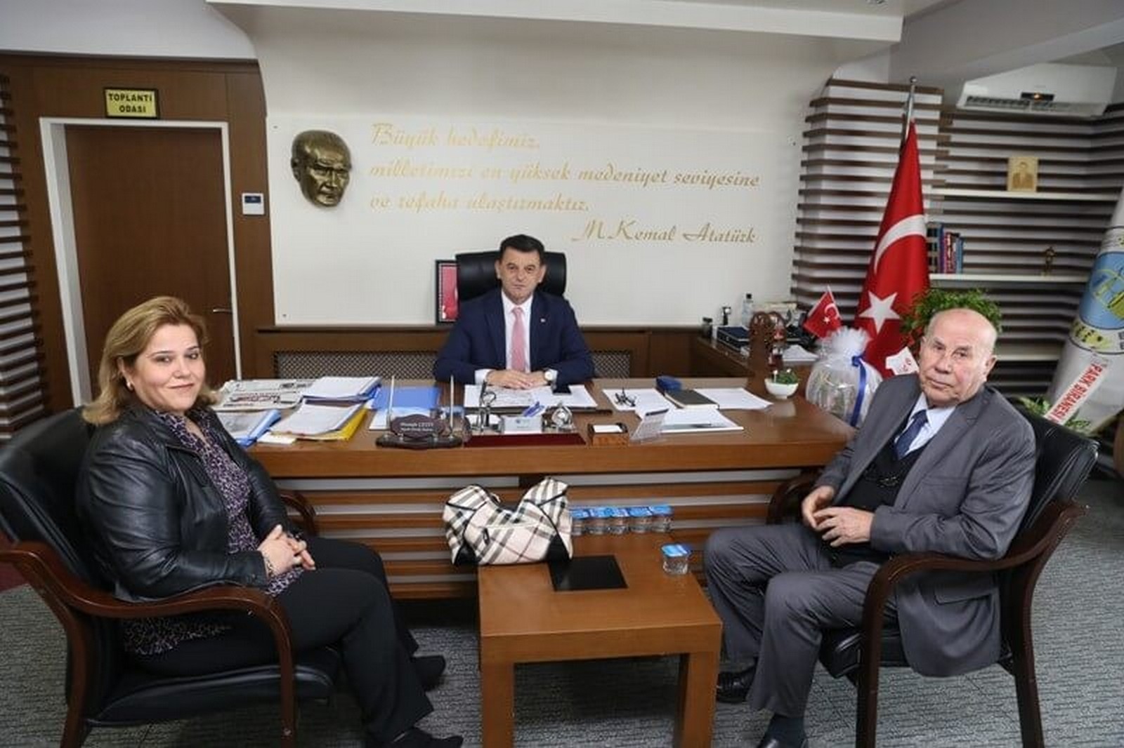 İnan Makina'dan Başkan Çetin'e Ziyaret