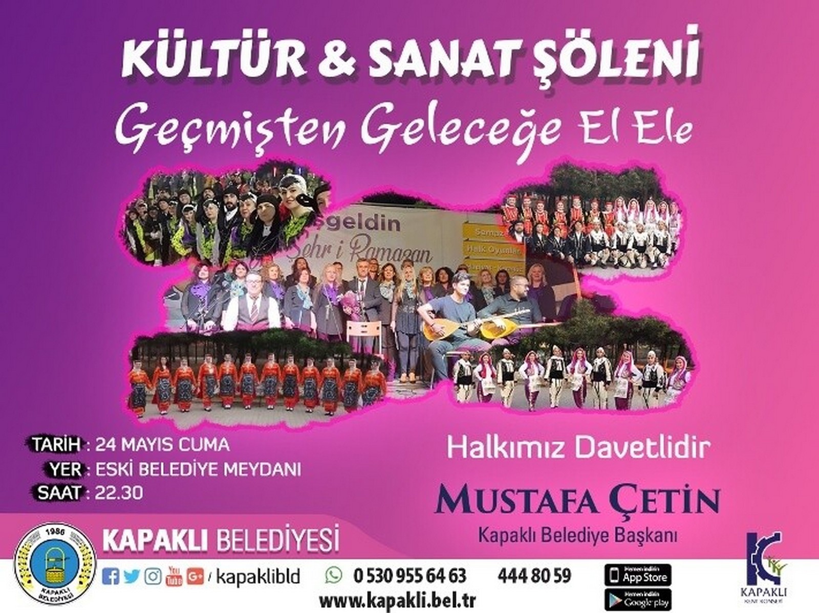 Kapaklı Kültür  ve Sanat Şöleninde Buluşacak