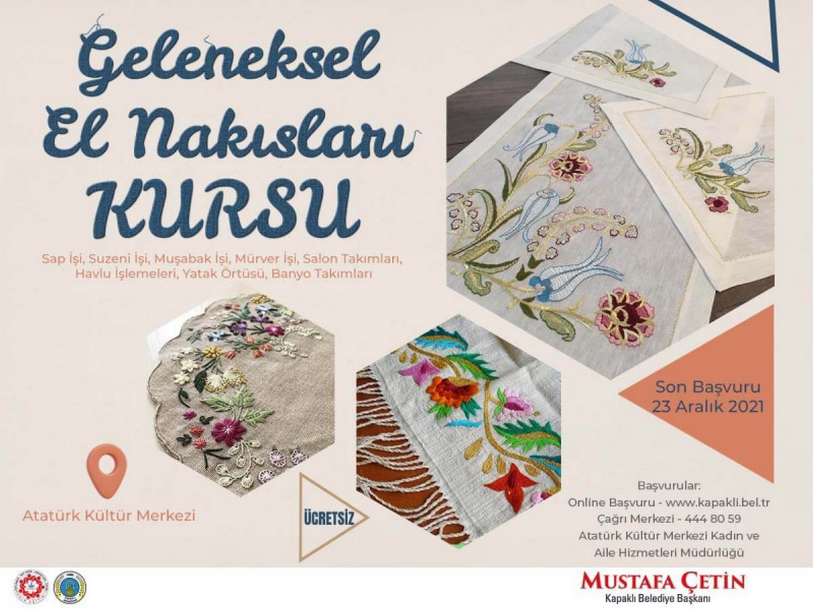 Kurs Başvuruları Devam Ediyor