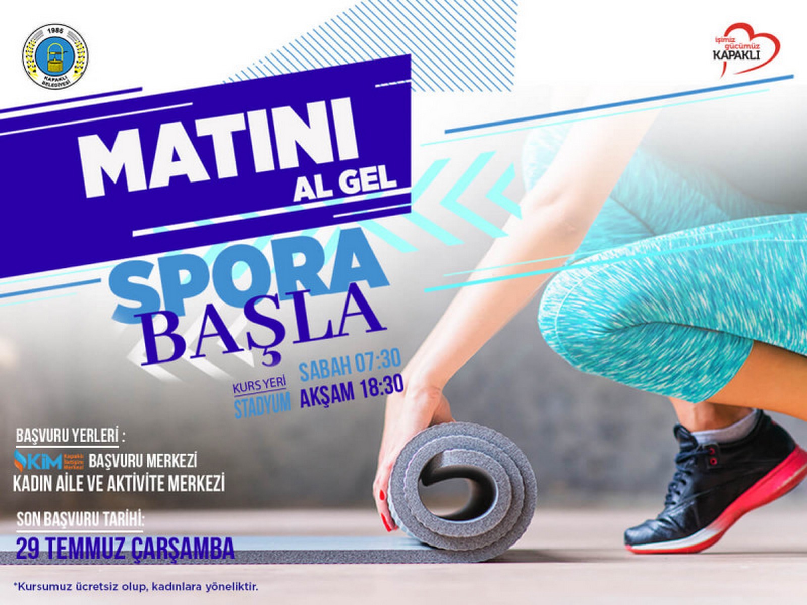 Matını Al Gel, Spora Başla