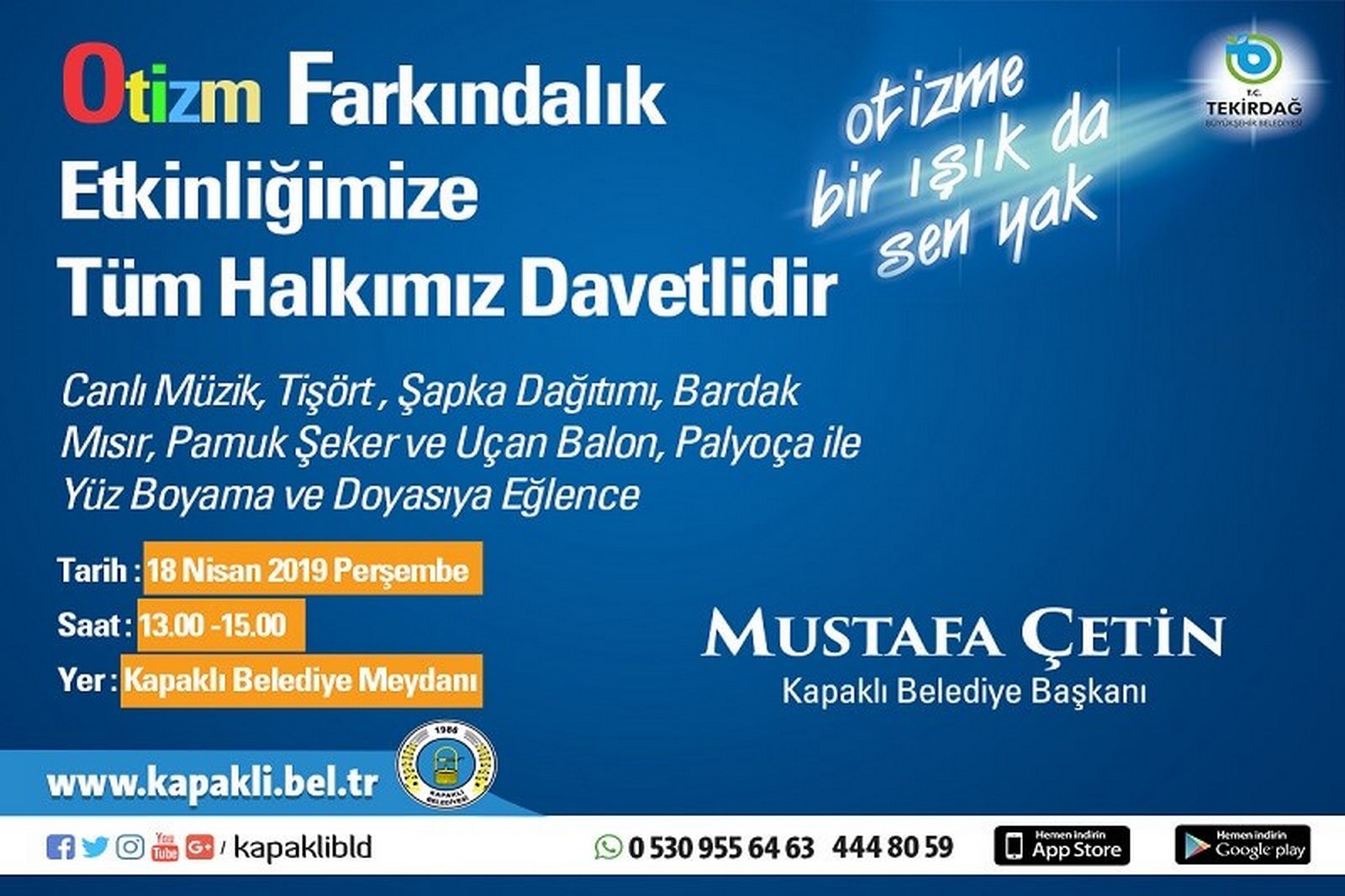Otizme bir ışık da sen yak