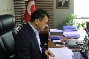Başkan Çetin, Albayrak ve İçöz ile Görüntülü Görüşme Gerçekleştirdi