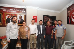 Başkan Çetin’den Büyük Birlik Partisi İlçe Teşkilatına Ziyaret