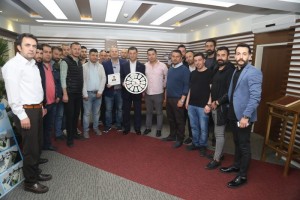 Berber Esnafından Başkan Çetin'e Hayırlı Olsun Ziyareti