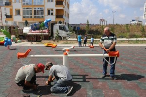 Damla Sokak’ta Park Yapımı Tamamlandı