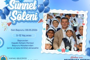 Geleneksel Sünnet Hizmeti Kayıtlarımız Başladı