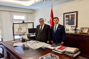 Belediye Başkanımız Mustafa Çetin Doha Büyükelçisini Ziyaret Etti