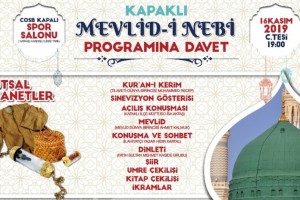 Kapaklı'da Mevlid-i Nebi Programı Düzenlenecek